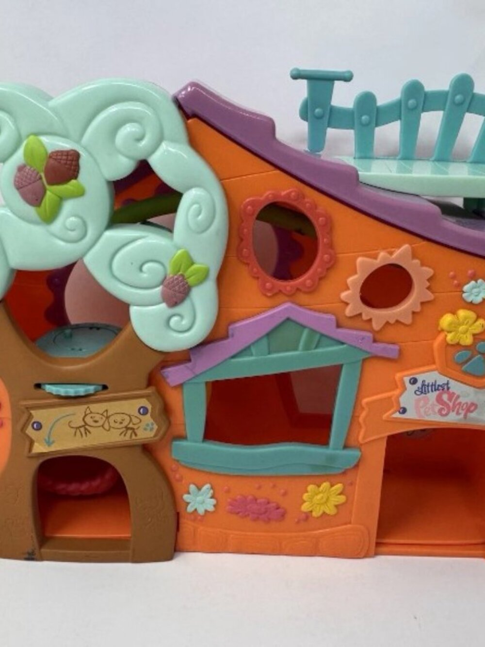 Littlest Pet Shop Orange Club Playset Tree House
